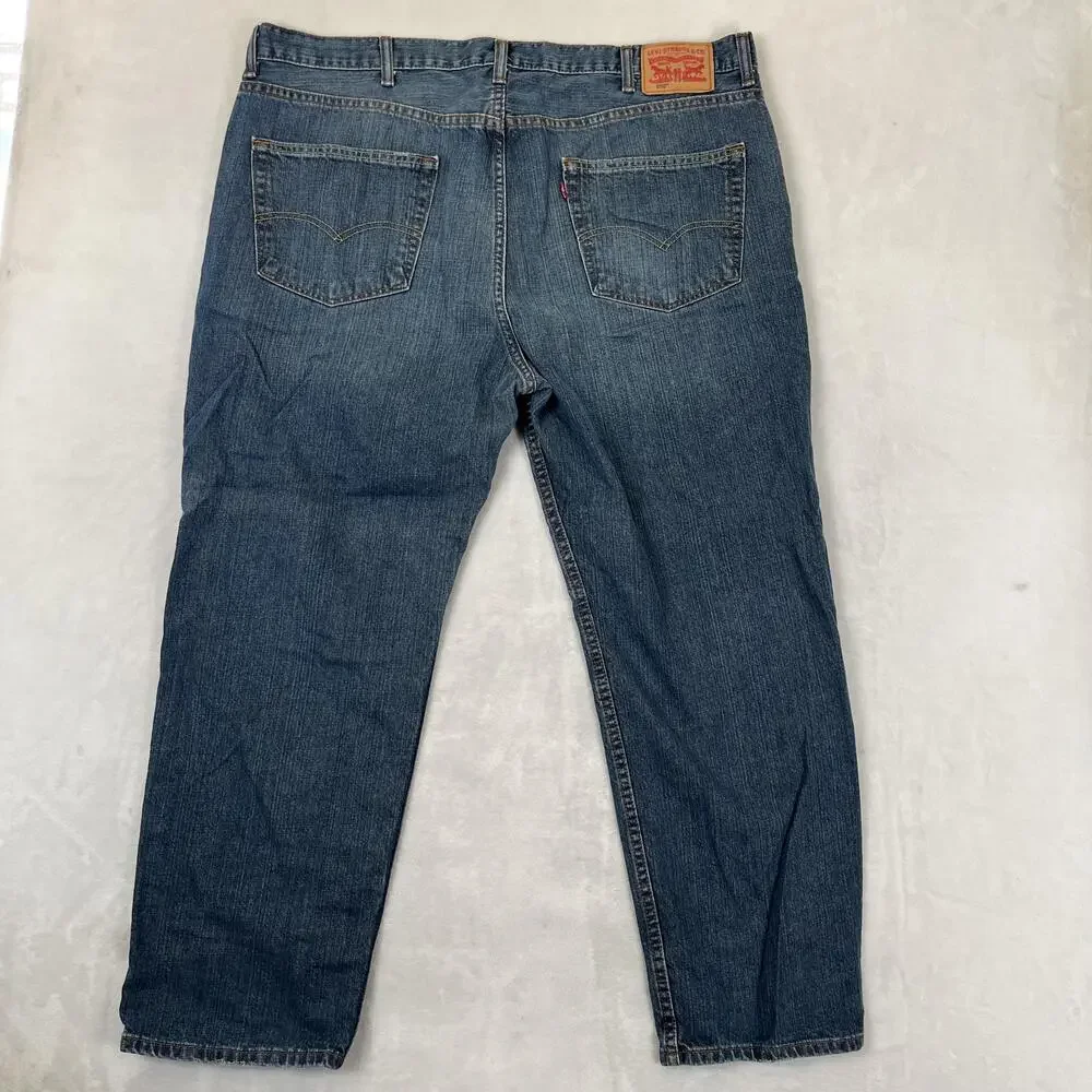Levi's 550 Jeans Mens 44x30 Blue Relaxed Tapered Denim Big & Tall Medium Wash